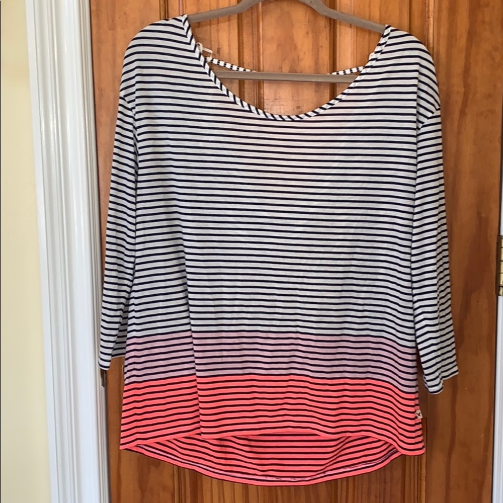 Striped 3/4 Sleeve shirt
